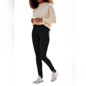 Aerie's Women's Black Stirup Pants With Zipper Pockets Small